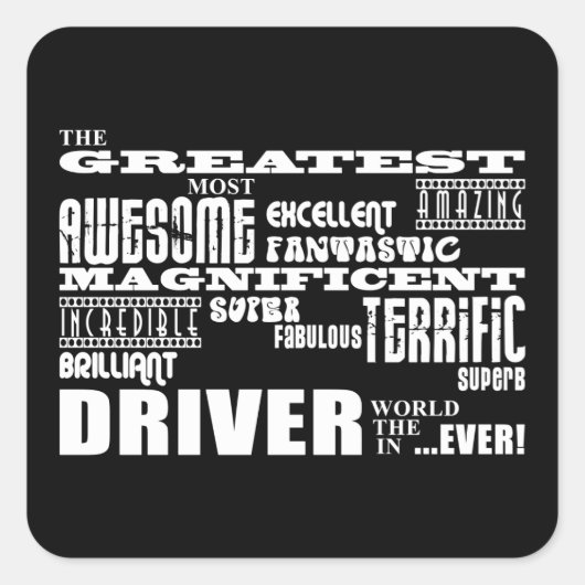 Motor Sportrackstuurprogramma's grootste bestuurde Vierkante Sticker (Voorkant)