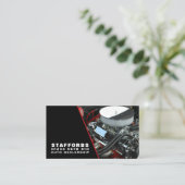 Motor van de auto, Auto Dealer Visitekaartje (Staand voorkant)