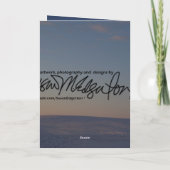 Motor van de stoom 481 Kerstkaart Feestdagen Kaart (Achterkant)