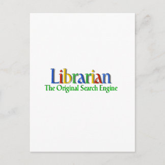 Motor van het Onderzoek van de bibliothecaris de Briefkaart