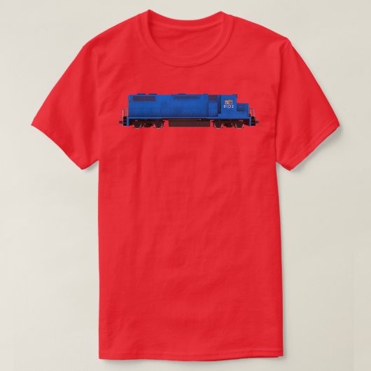 Motor van het spoor 6 t-shirt (Design voorkant)