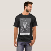 Motor vintage stijl. t-shirt (Voorkant volledig)
