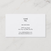 Motor Visitekaartje (Achterkant)