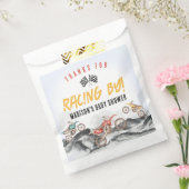 Motor Vuilfiets Baby shower Favor Bag Bedankzakje (Gezegeld)