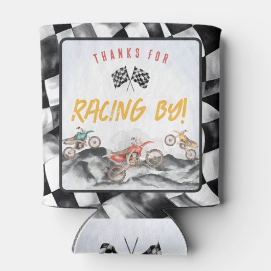 Motor Vuilfiets Verjaardagsfeestje Koelbox Favor Blikjeskoeler (Achterkant)