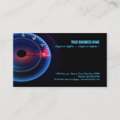 Motorachtergrond snelheid met snelle snelheidsmete visitekaartje (Achterkant)