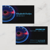 Motorachtergrond snelheid met snelle snelheidsmete visitekaartje (Voorkant / Achterkant)