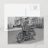 Motoragent, 1922 briefkaart (Voorkant / Achterkant)