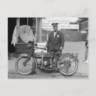 Motoragent, 1924 briefkaart