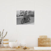 Motoragent, 1924. Oude foto Poster (Keuken)
