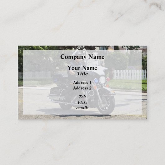 Motoragent Visitekaartje (Voorkant)