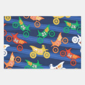 Motorama Dirt Bikes Inpakpapier Vel (Voorkant 3)