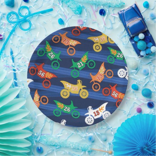 Motorama Dirt Bikes Papieren Bordje (Feest)