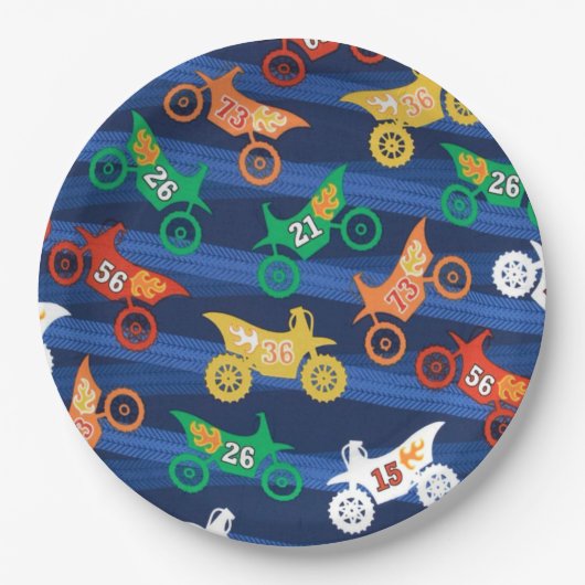 Motorama Dirt Bikes Papieren Bordje (Voorkant)