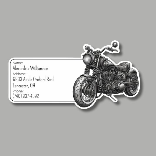 Motorbagage ID Sticker
