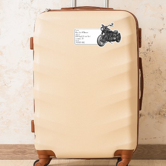 Motorbagage ID Sticker