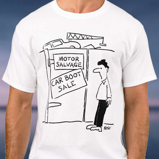 Motorberging autobus-roetverkoop t-shirt