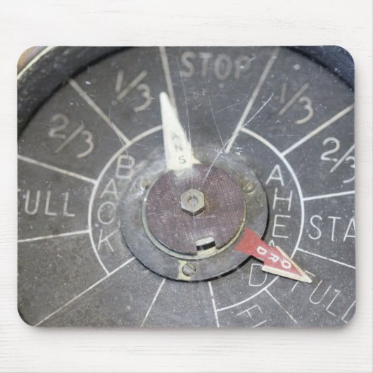  motorbestelling Telegraph Indicator Dial Muismat (Voorkant)