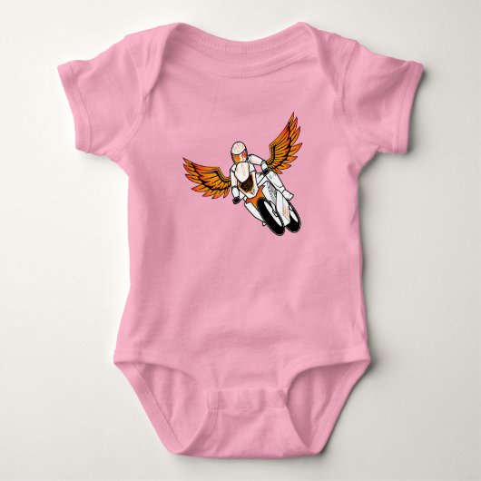 Motorbietontwerp Romper (Voorkant)