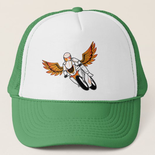 Motorbietontwerp Trucker Pet (Voorkant)