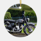 Motorbike And Spitfire Keramisch Ornament (Voorkant)