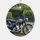 Motorbike And Spitfire Keramisch Ornament (Links)