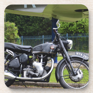 Motorbike And Spitfire Onderzetter