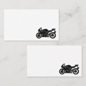 Motorbike Driver Rider Delirier Messenger Messenge Visitekaartje (Voorkant / Achterkant)