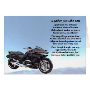 Motorbike Father Poem