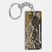 Motorbike in Ancient Valbonne France  Sleutelhanger (Voorkant Links)