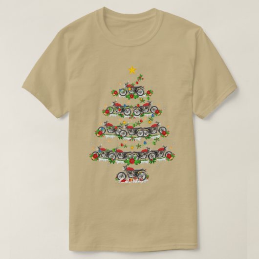 Motorbike Lover Xmas - Sintermotorfiets - Chri T-shirt (Design voorkant)
