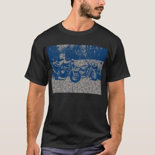 Motorbike Oldschool T-shirt (Voorkant)