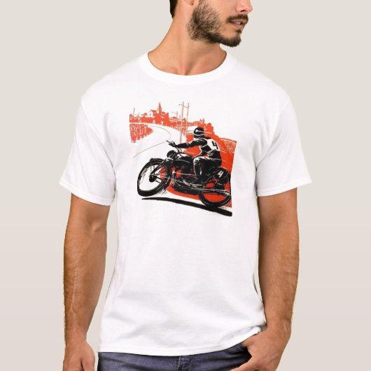 motorbike Race T-shirt (Voorkant)