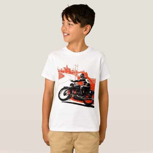  motorbike Race T-shirt (Voorkant volledig)