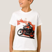  motorbike Race T-shirt (Voorkant)