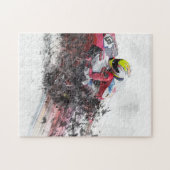 Motorbike Rider Speed Legpuzzel (Horizontaal)