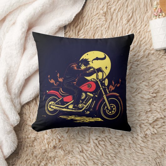 Motorbiker cushion design kussen (Deken)