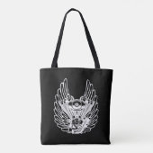 Motorbikerbord Tote Bag (Achterkant)