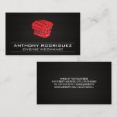 Motorblok | Koolstofvezel Visitekaartje (Voorkant / Achterkant)