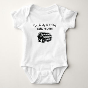 Motorblok T-shirt met vader
