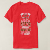 Motorboarder Essential TShirt (Design voorkant)