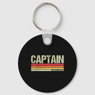 Motorboot Captain Sail Pontoon Boating Sailor en Sleutelhanger