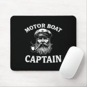 Motorboot Captain T-shirt Funny Boating Outfit Sai Muismat (Met muis)