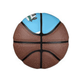 Motorboot cartoon illustratie basketbal (Rechts)