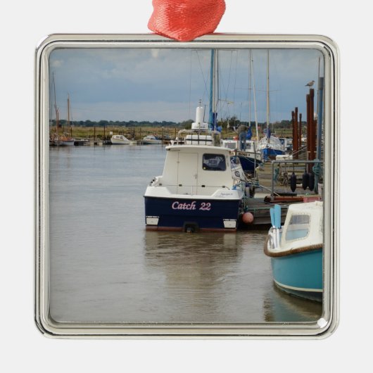 Motorboot Catch 22 Metalen Ornament (Voorkant)