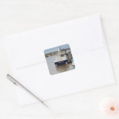 Motorboot Catch 22 Vierkante Sticker (Envelop)