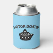 Motorboot" | Grappig Sarcastisch Lake leven Blikjeskoeler (Blikje Voorkant)