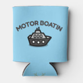 Motorboot" | Grappig Sarcastisch Lake leven Blikjeskoeler (Voorkant)