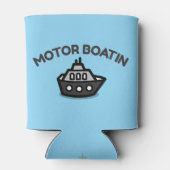 Motorboot" | Grappig Sarcastisch Lake leven Blikjeskoeler (Achterkant)