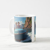 Motorboot Koffie Mok (Voorkant links)